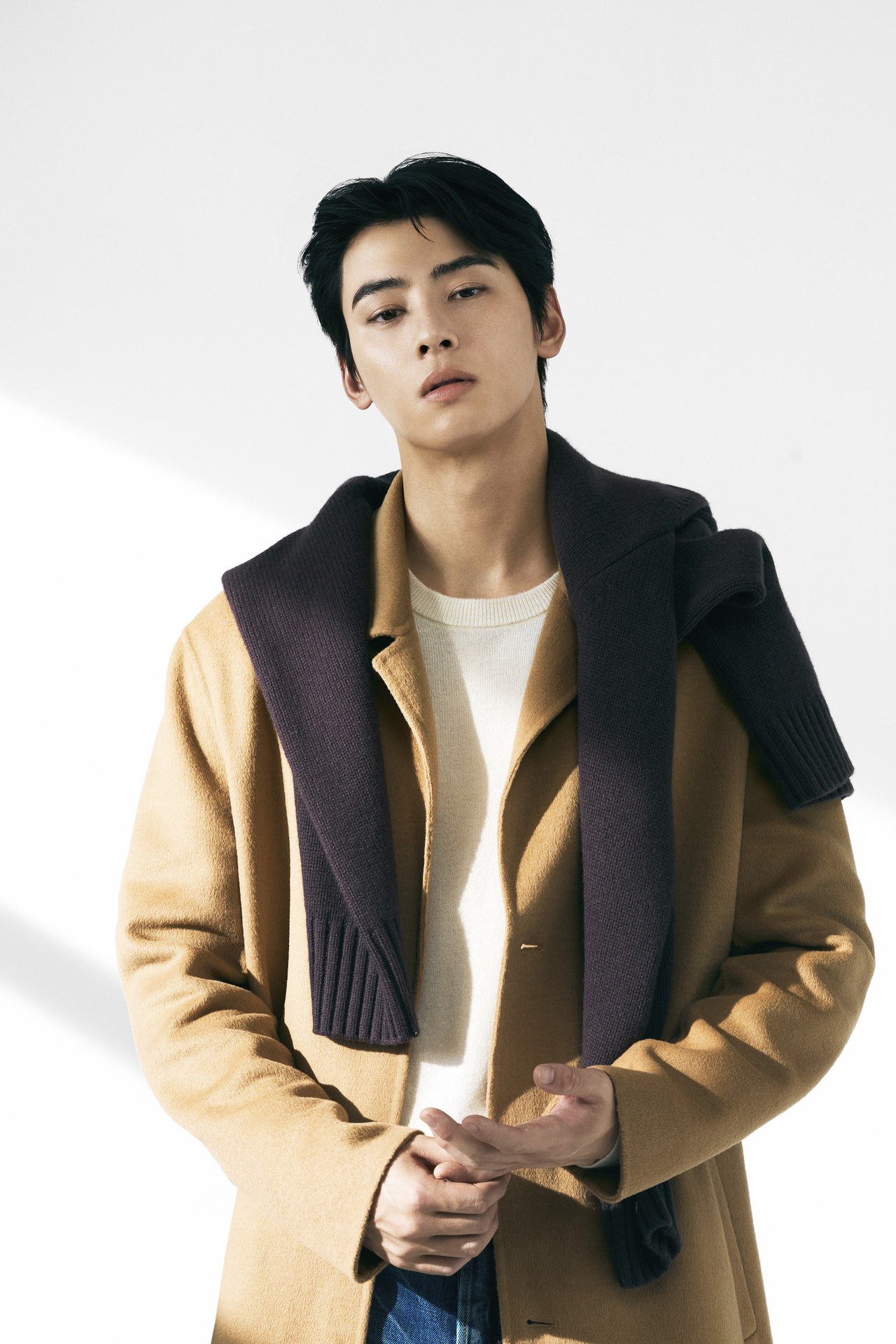 차은우 VS 민규, 캘빈클라인 겨울 아우터 스타일 맞대결 1163-Image